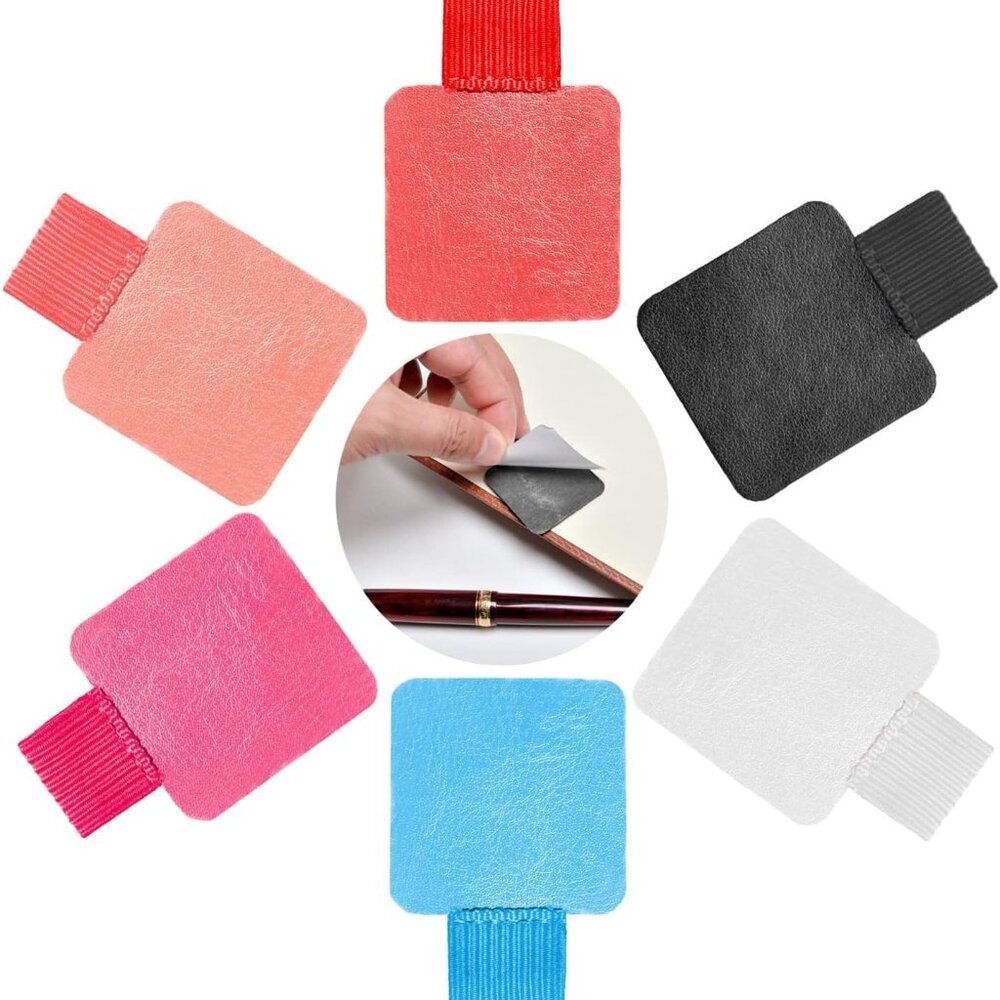 Traveler's Notebook Pen Holder Pen Loop Adhesive with Elastic Band for Tablet, J